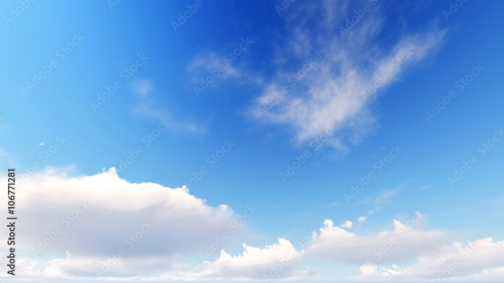 Fototapeta premium Cloudy blue sky abstract background, blue sky background with ti