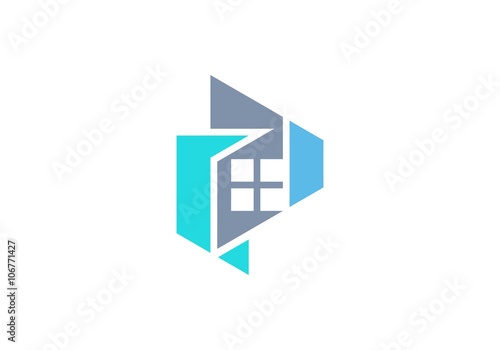 real estate logo, house symbol icon, home apartment building vector design
