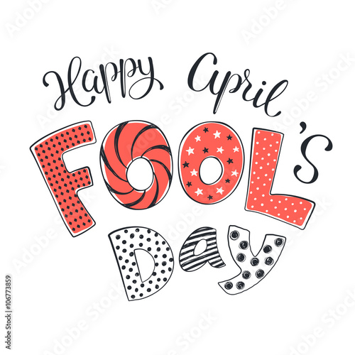 April fools day illustration
