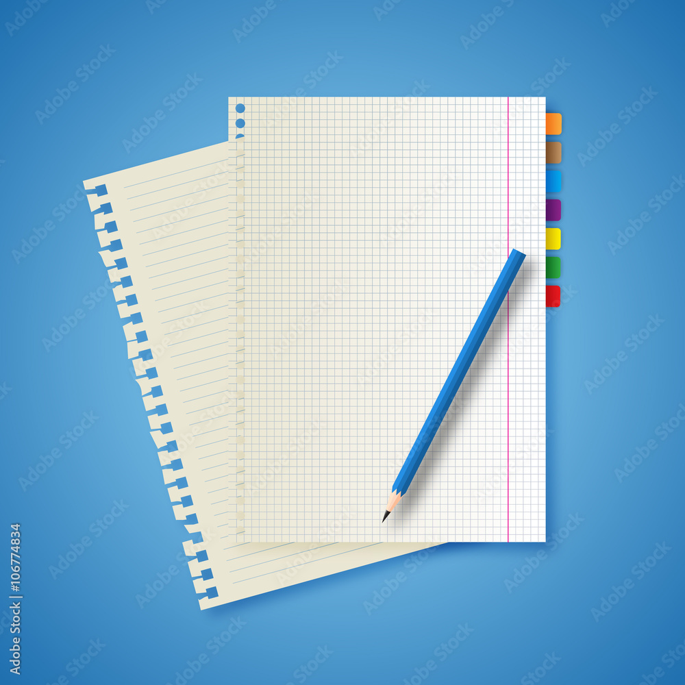 notebook papers and pencil notebook papers and pencil