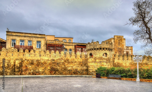 Ancient fortress wall in Baku old town