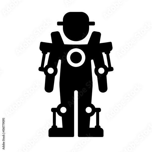Exoskeleton Icon. Vector