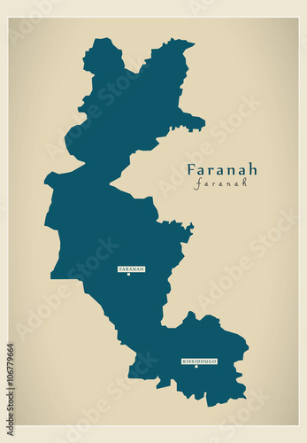 Modern Map - Faranah GN