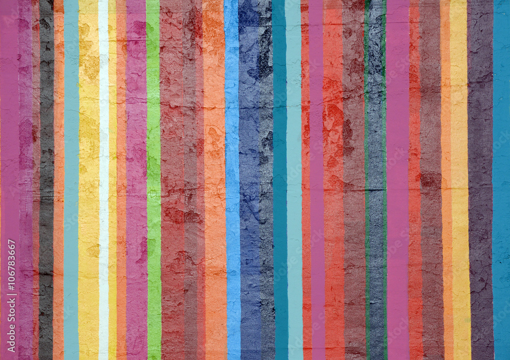 Fototapeta premium painted stripes on concrete