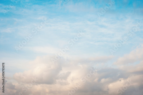 blue sky with cloud closeup © alena0509