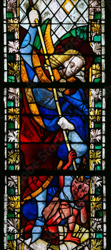  Saint Michael trampling Satan