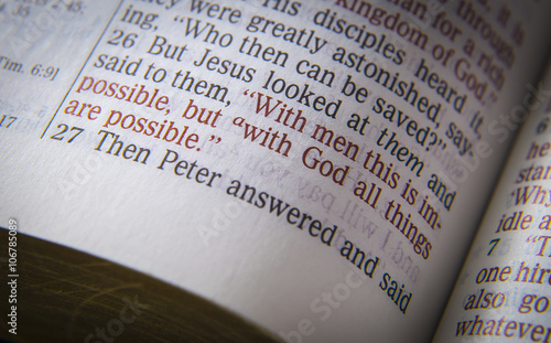 with God all things are possible