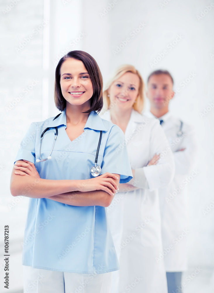 Fototapeta premium group of medical workers