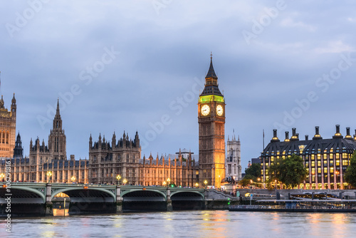 Big Ben and House of Parliament  London  UK