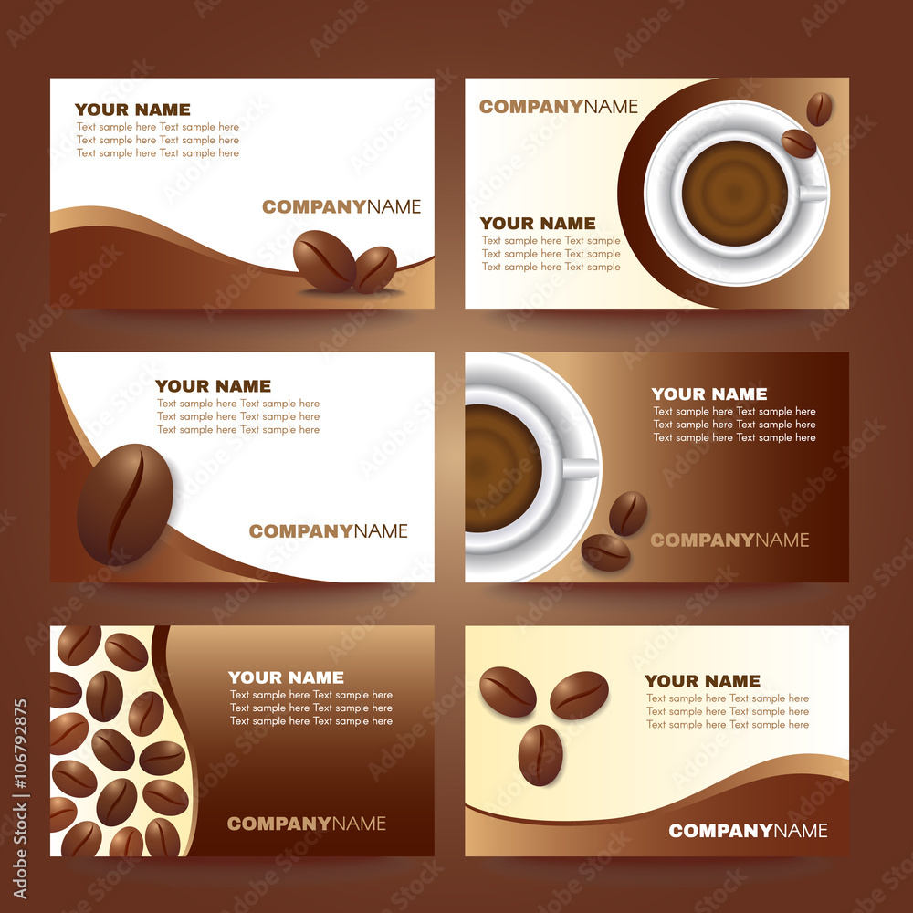 Image 9 for Coffee Business Card Template Free