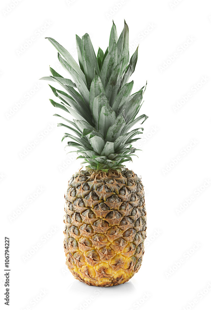 Fototapeta premium Fresh pineapple isolated on white