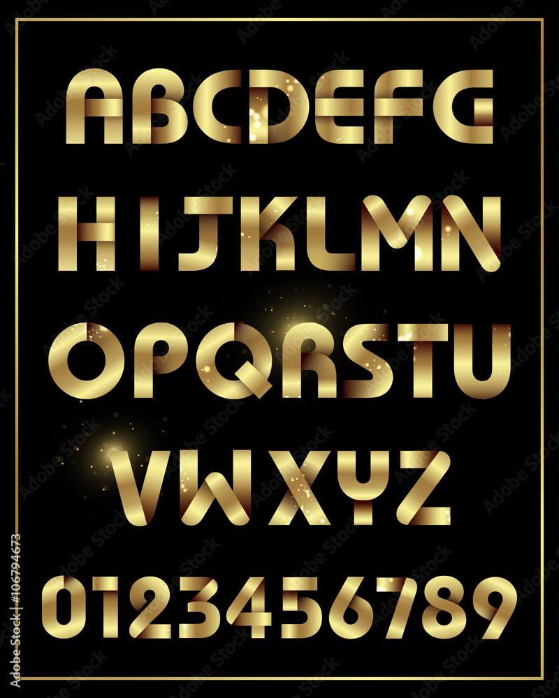 Golden Alphabet