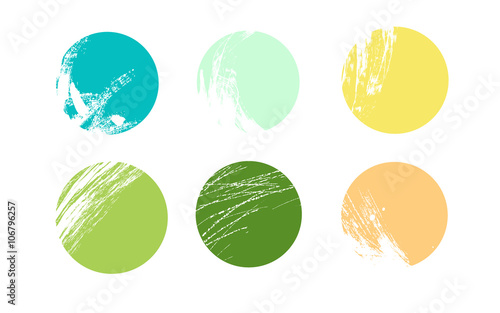 Pennellate e spruzzi di colore