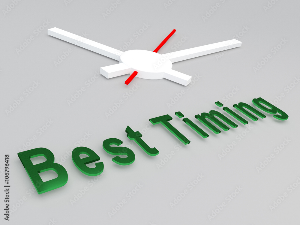 Best Timing concept Best Timing concept
