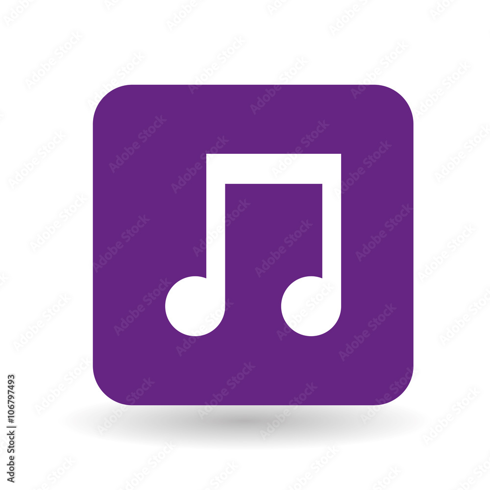 music note icon design, vector illustration music note icon design, vector illustration