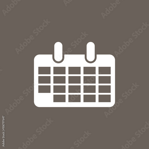 Tree Icon on Dark Gray Color. Eps-10.