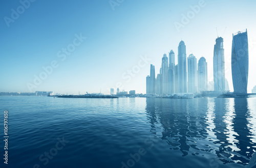 Canvas Print Dubai Marina, United Arab Emirates