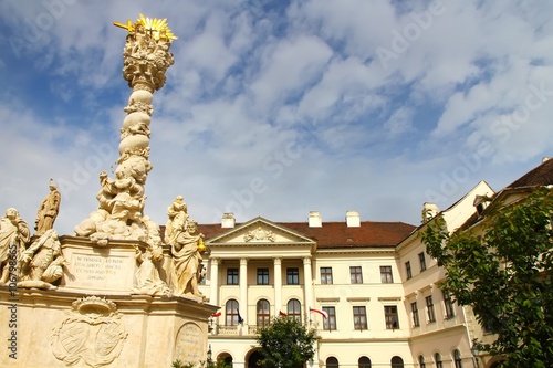 Holy Trinity Statue in Sopron, Hungary, Europe.. © Spectral-Design