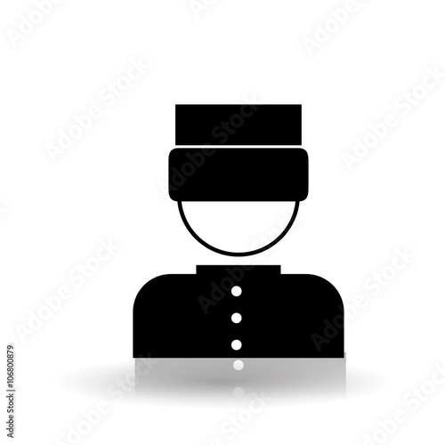 hotel bellboy design, vector illustration