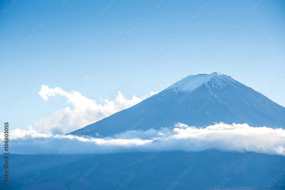 Mount Fuji with beautiful cloud