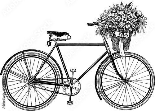 Vintage image bicycle