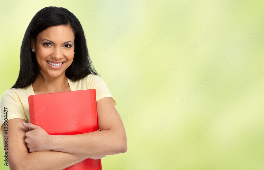 Young Asian woman student. Young Asian woman student.