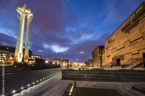 Obraz na płótnie European Solidarity Centre in Gdansk w salonie
