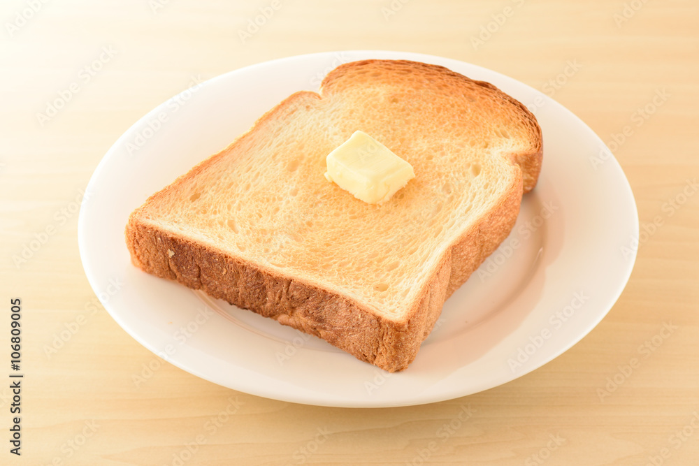 朝食のトースト 朝食のトースト