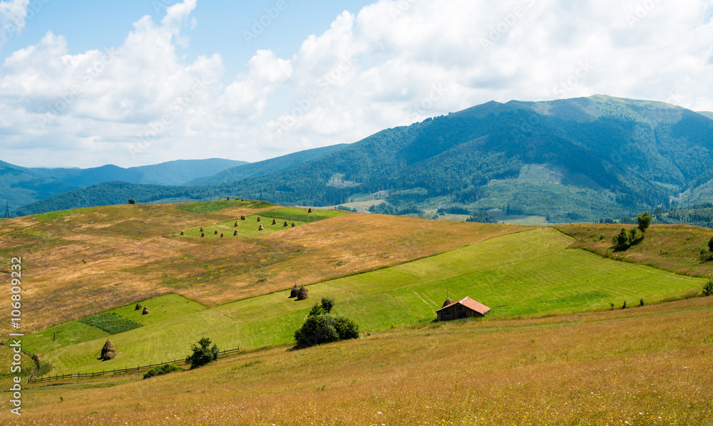 Fototapeta premium Landscape in the Ukrainian Carpathians