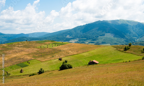 Landscape in the Ukrainian Carpathians