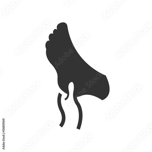 Bold Icon massaging gout feet icon