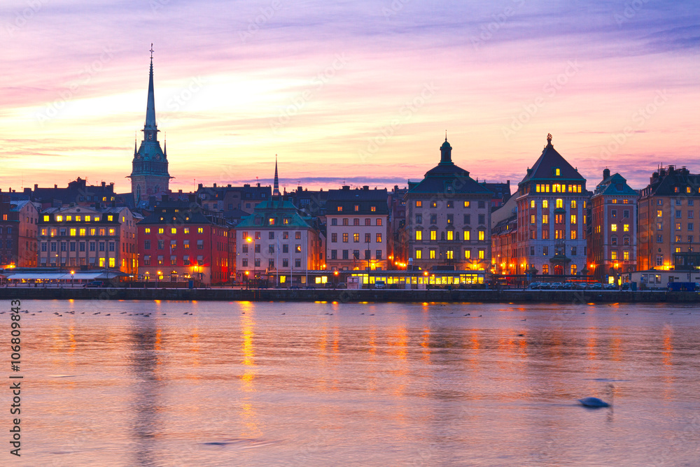 Fototapeta premium skyline of Stockholm, Sweden