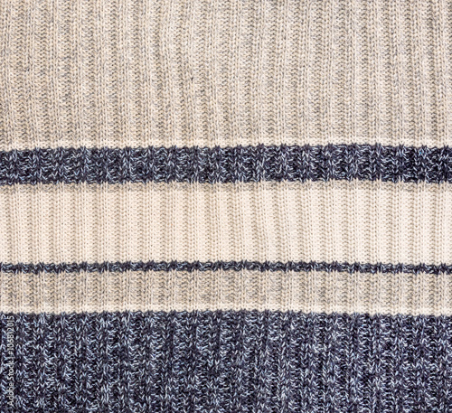 Striped knitted texture
