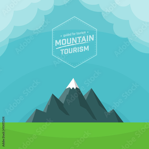 Mountain nature landscape b...