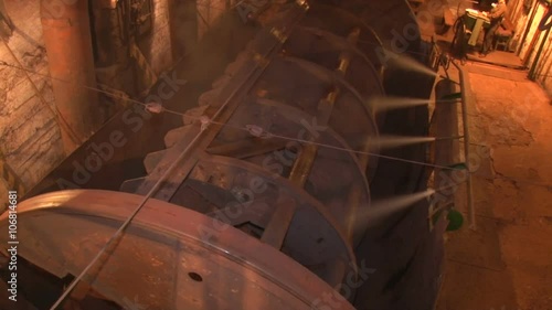 Reverses the winch ore