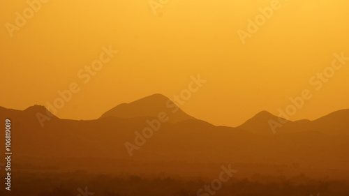 Sonnenuntergang in der Wüste © familie-eisenlohr.de