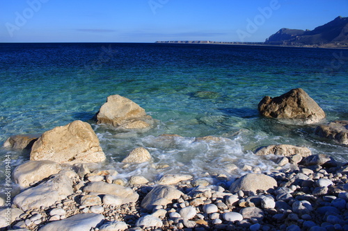 spiaggia san vito lo capo sicilia photo