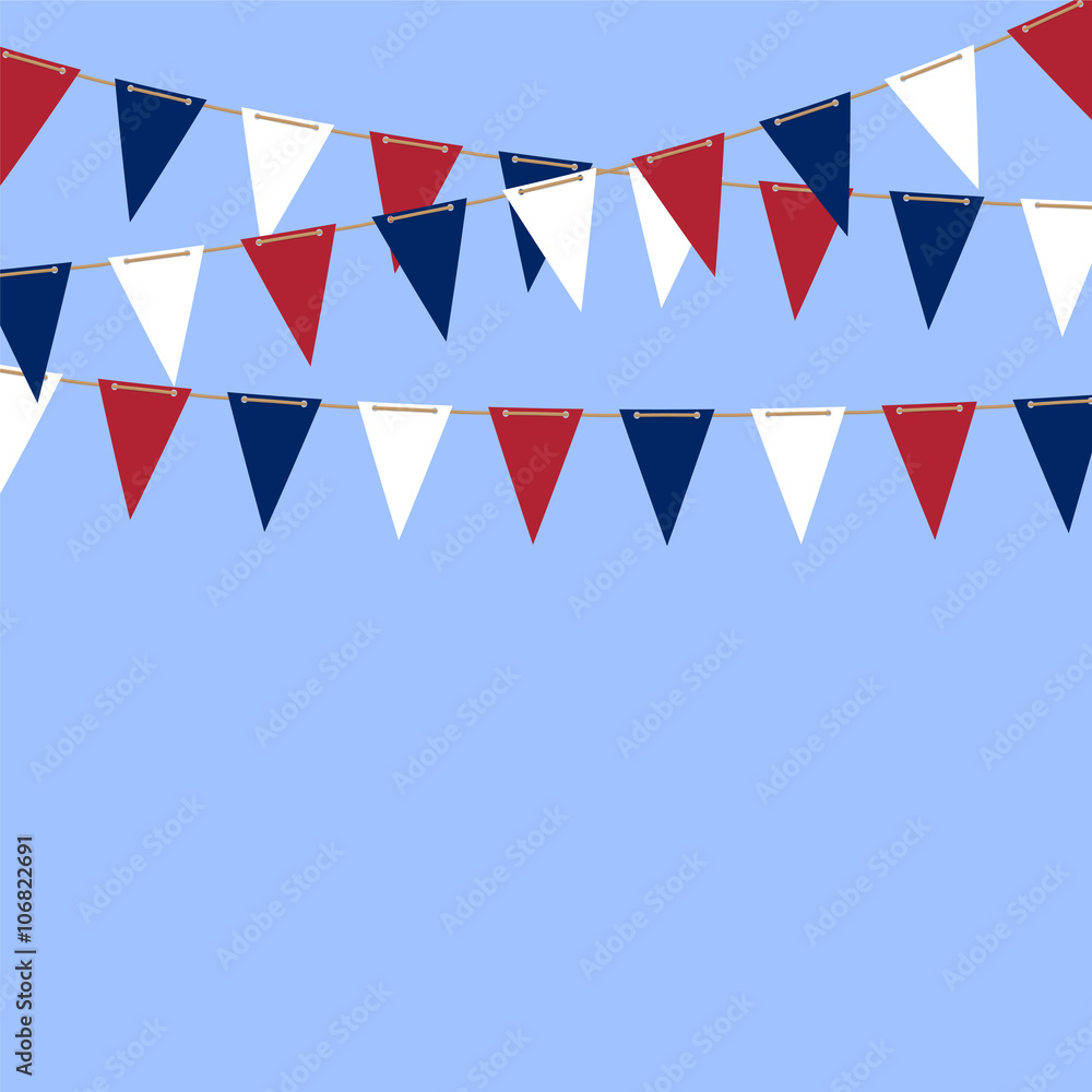 Bunting Flags background Bunting Flags background