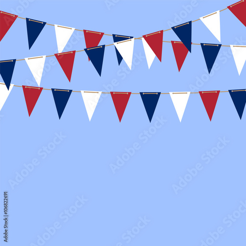 Bunting Flags background