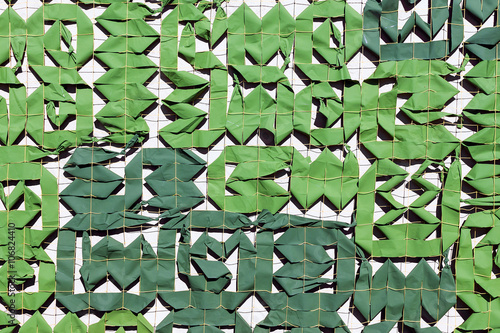 Obraz na płótnie military camouflage net w salonie