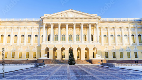 Russian Museum in St. Petersburg in the winter © dimbar76