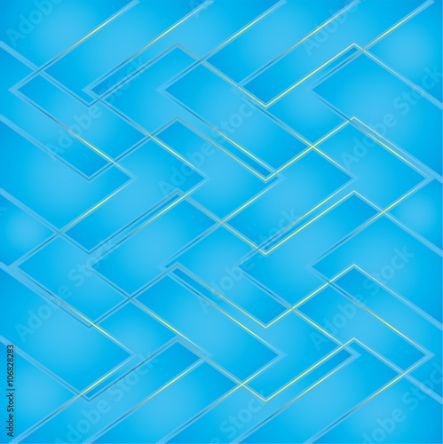 blue background with golden lines