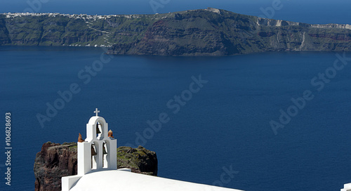 Church in Oia village, Santorini island