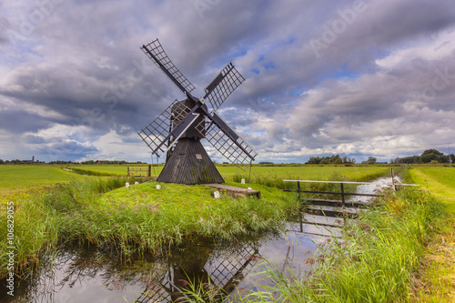 Wooden Windmill photo