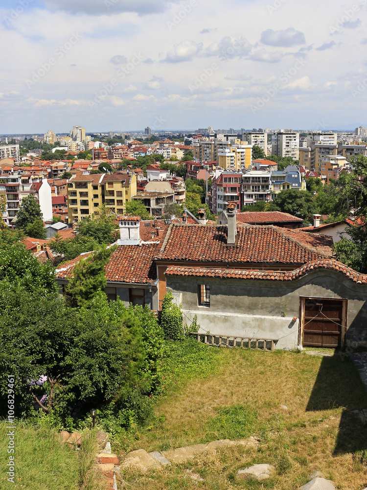 view from one of the hills of Plovdiv - Bulgaria