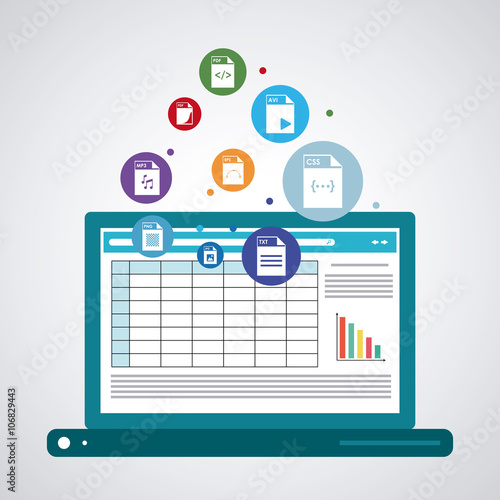Spreadsheet icon design