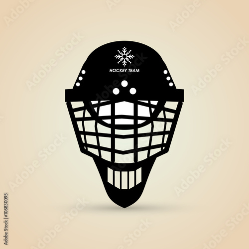 hockey sport design, vector illustration
