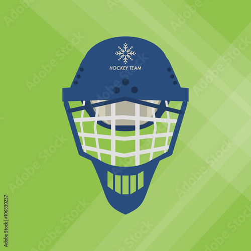 hockey sport design, vector illustration