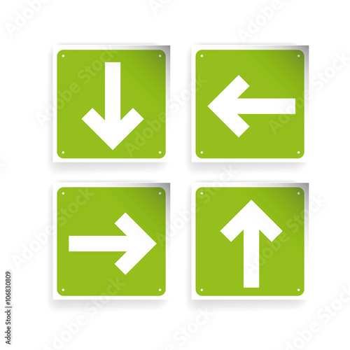 Free Download Left Right Up Down Arrows button - GFXLoad