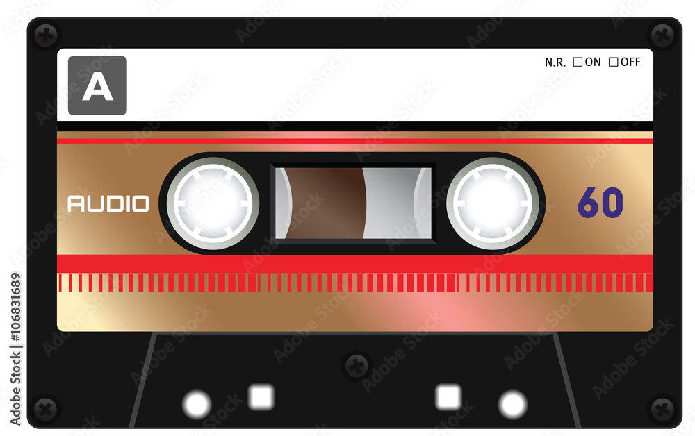 Fototapeta premium Vintage cassette tape